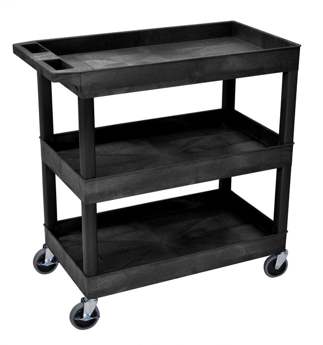 Luxor Tub Cart - 3 Shelves - EC111-B - Luxor ITC